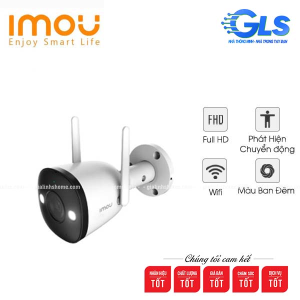 Camera Wifi IMOU IPC-F22 FP – Camera Wifi ngoài trời – Có màu ban đêm