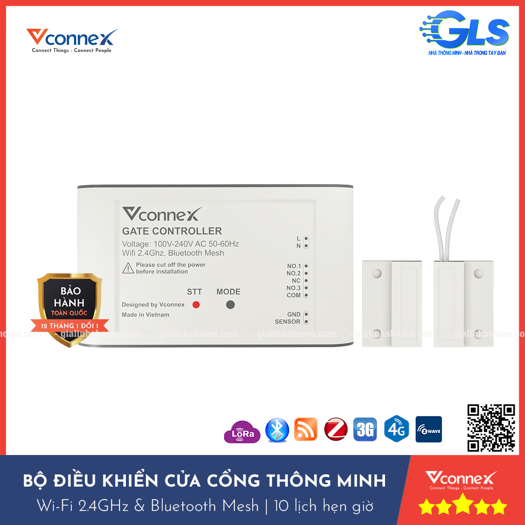 Bộ điều khiển cửa cổng thông minh Vconnex