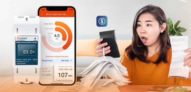 Lý do công tơ thông minh Wi-Fi Vconnex xứng đáng nằm trong ngôi nhà của hàng triệu gia đình Việt